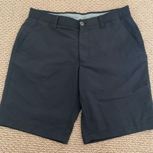 Black Under Armour Heat Gear Shorts Sz 36